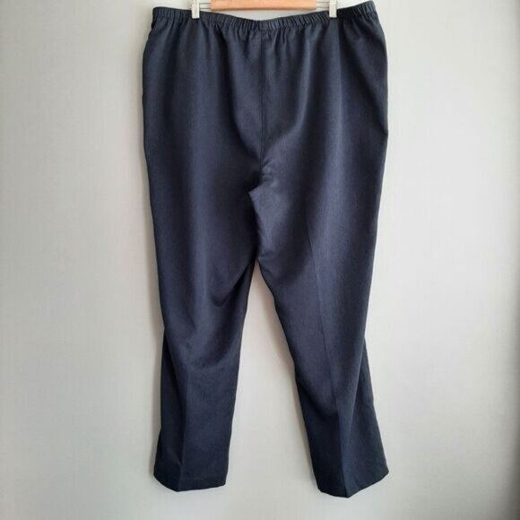 ALIA / by Nygard Classic Fit High Waist Pull-on Dress Pants Blue Sz 24 W - Picture 5 of 11